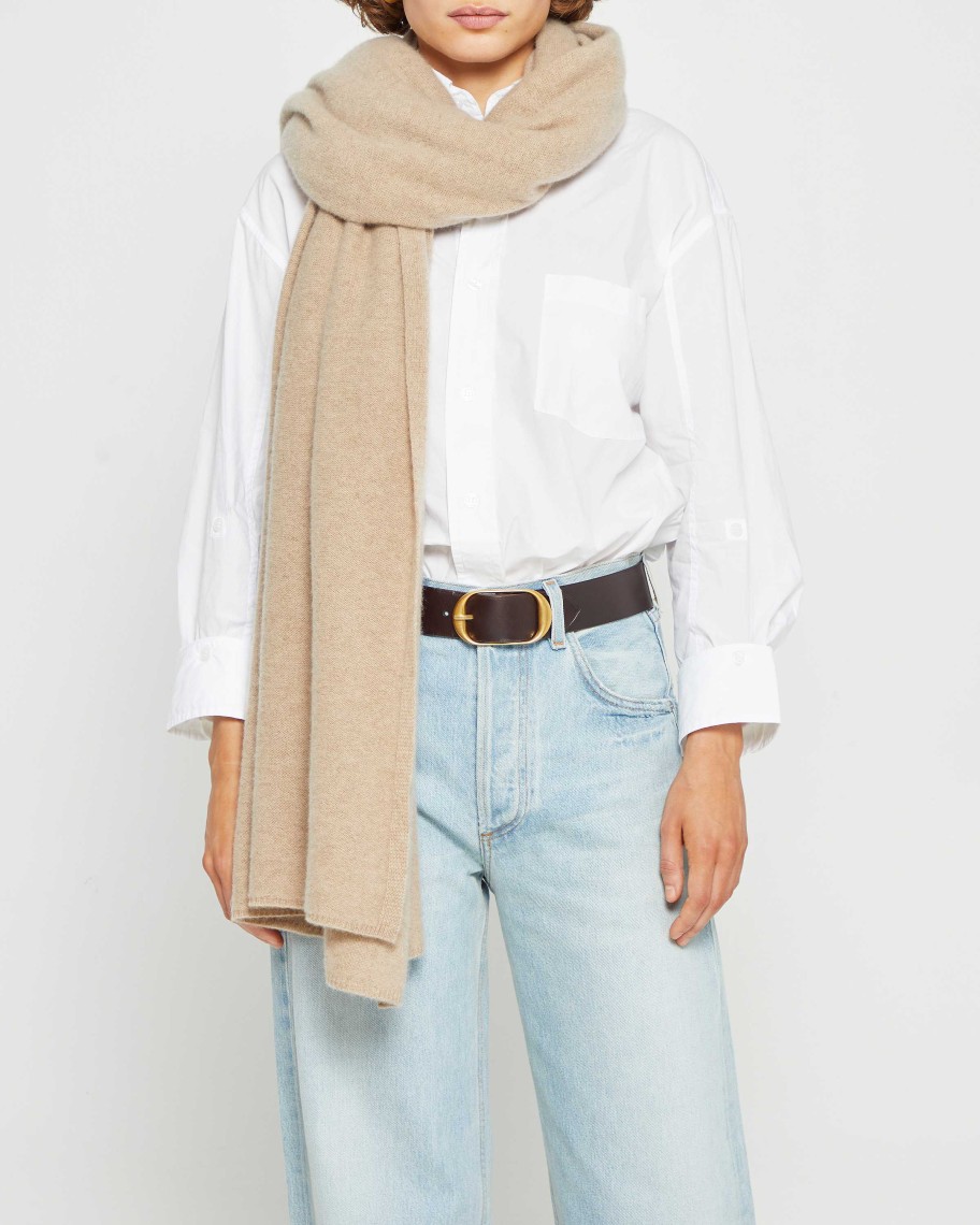 Clothing CAARA | Everyday Cashmere Wrap Oatmeal