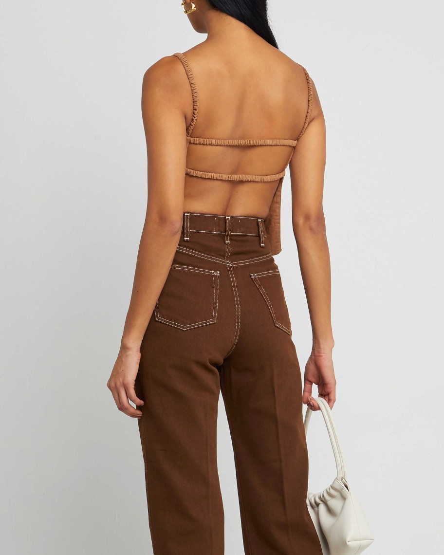 Clothing kourt | Carina Tank Brown