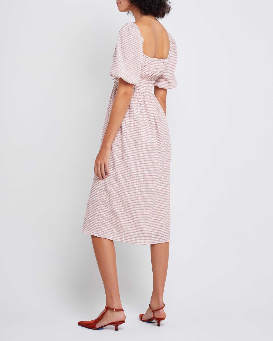 Clothing o.p.t | Noemi Dress Pink Plaid