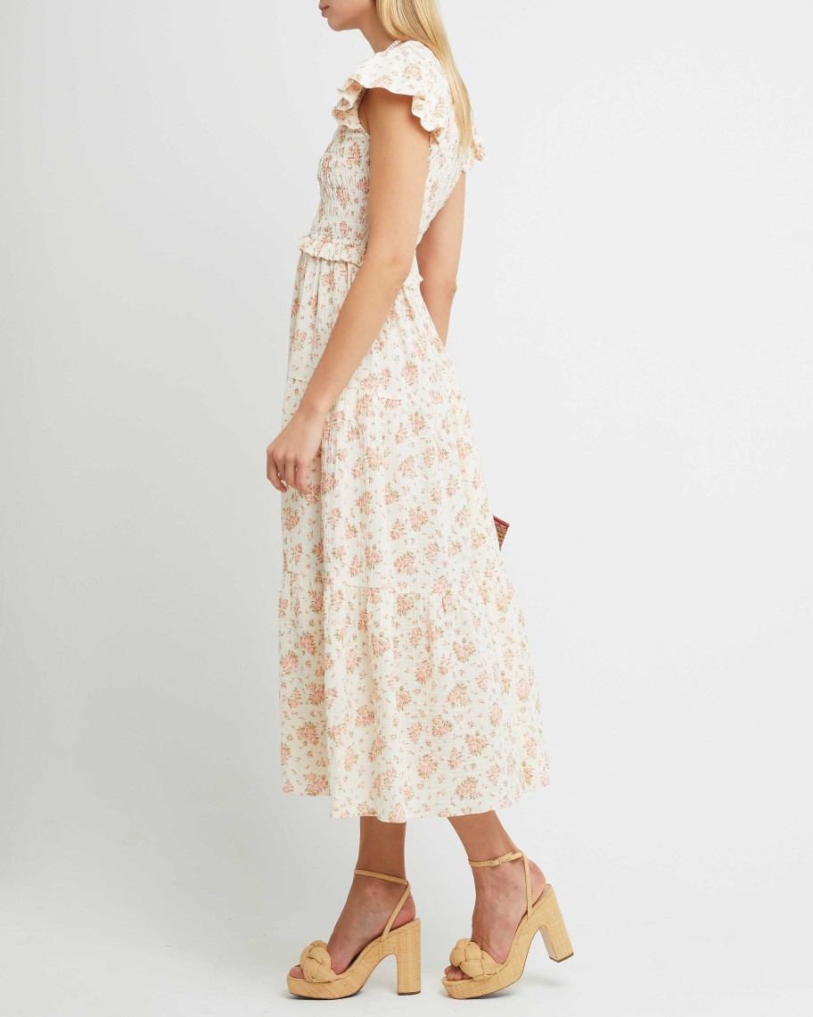 Clothing o.p.t | Phoebe Dress Floral Pink