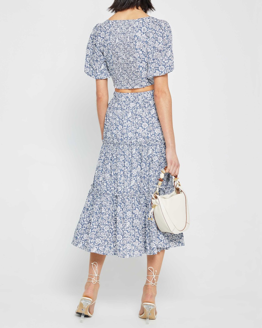 Clothing o.p.t | Thalia Two Piece Set Blue Floral