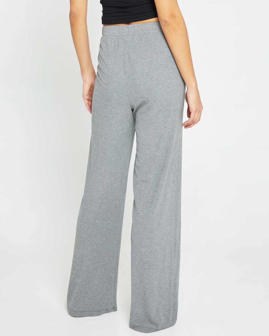 Clothing CAARA | Soft Lounge Pajama Pant Dark Grey