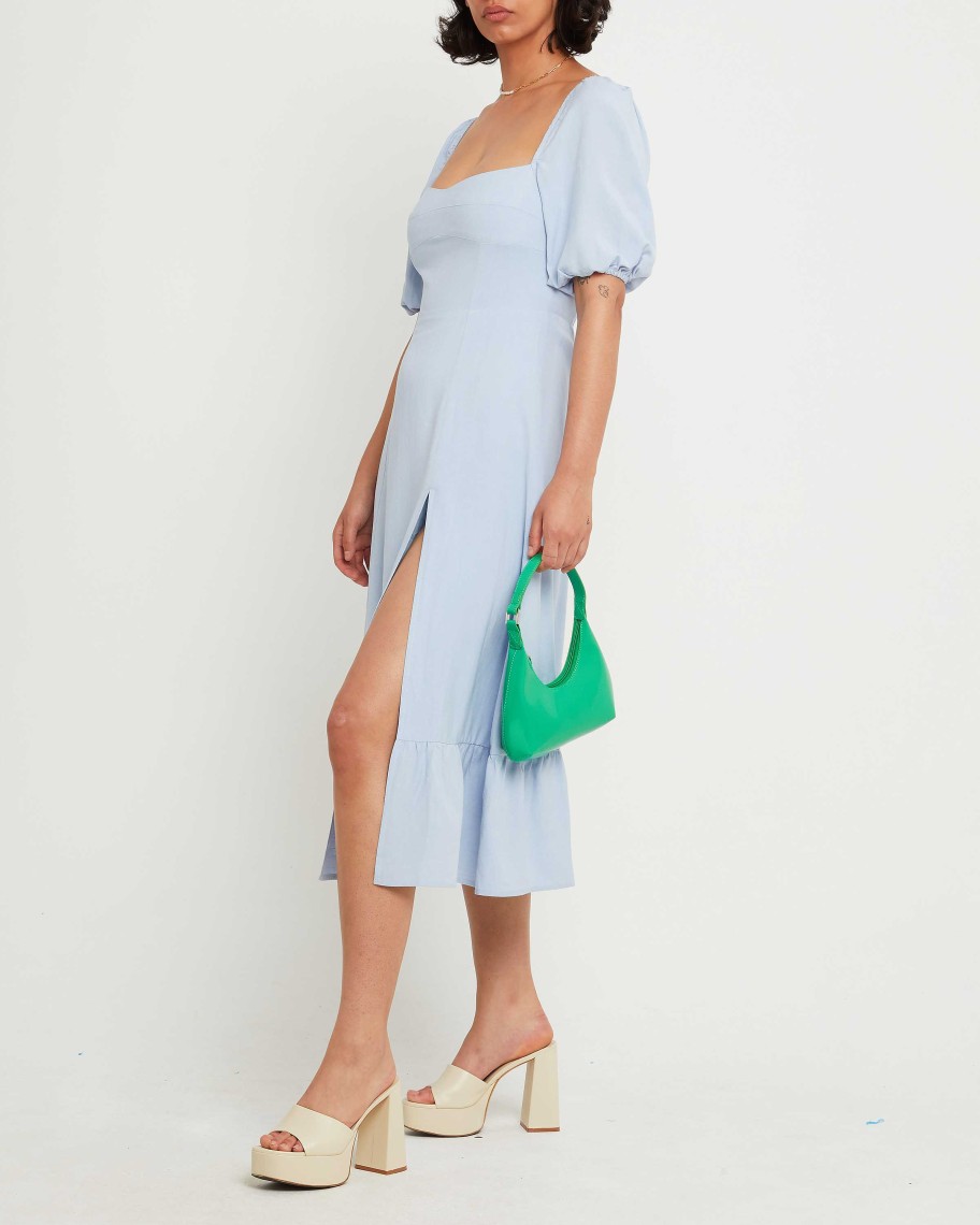 Clothing o.p.t | Violetta Midi Dress Light Blue