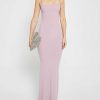 Clothing CAARA | Soft Lounge Long Slip Dress Mauve