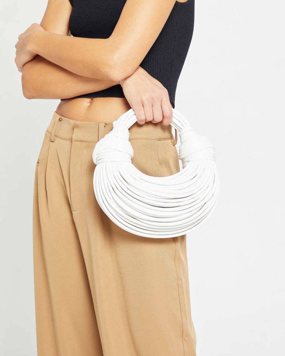 Accessories FEW MODA | Ally Double Knot Bag White