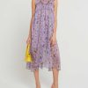 Clothing o.p.t | Samia Dress Purple Floral