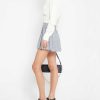 Clothing kourt | Audrey Pleated Mini Skirt Periwinkle Plaid