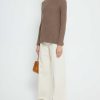 Clothing CAARA | Capua Wool Cashmere Sweater Taupe Mauve