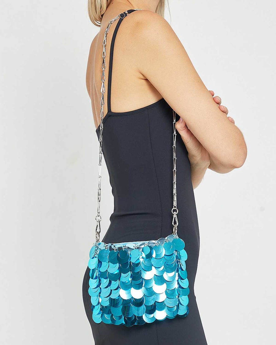 Accessories FEW MODA | Kaiya Sequin Bag Turquoise