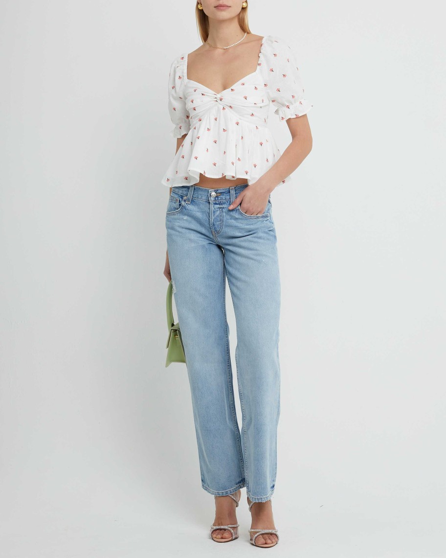 Clothing kourt | Haylo Top White Floral