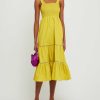 Clothing o.p.t | Colette Cotton Dress Chartreuse