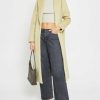 Clothing CAARA | Benji Wrap Coat Green