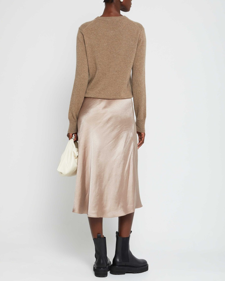 Clothing CAARA | Scarlet Natural Cashmere Sweater Mocha