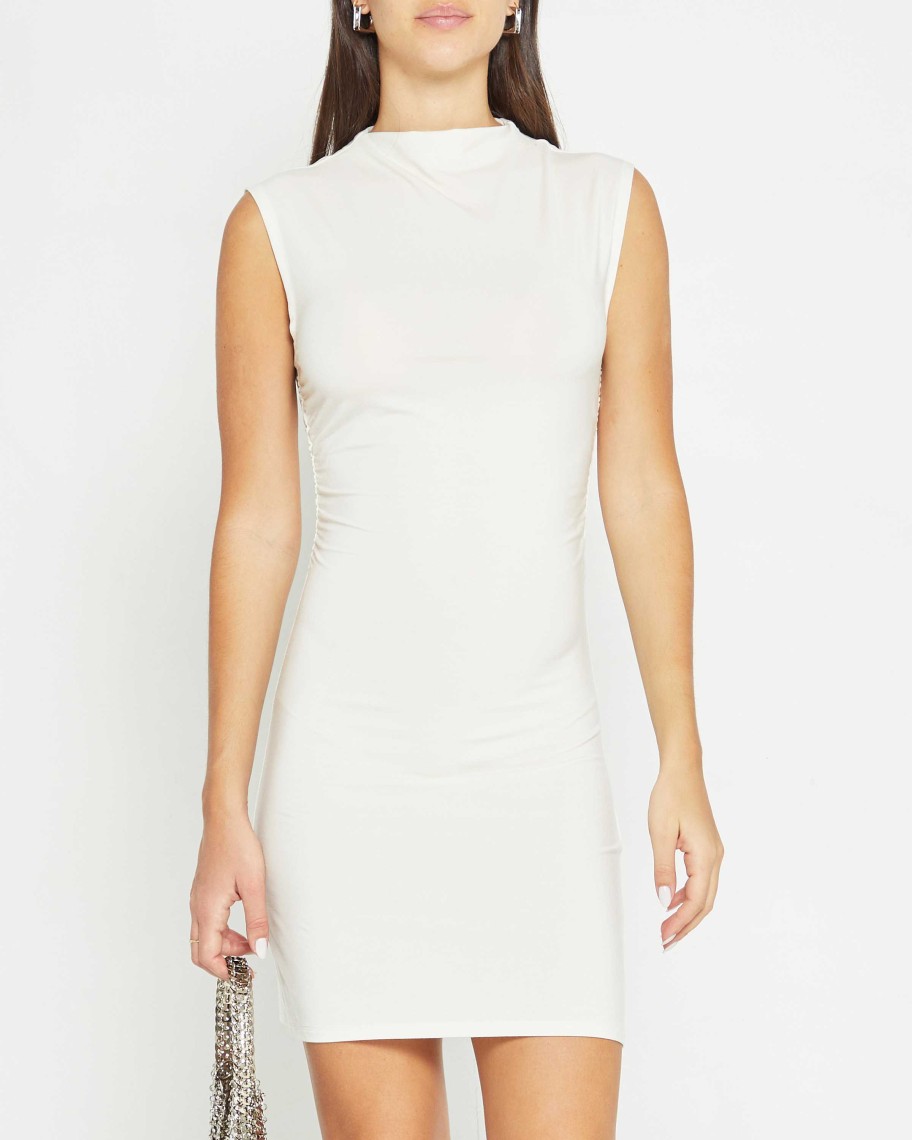 Clothing CAARA | Katia Mini Dress Ivory