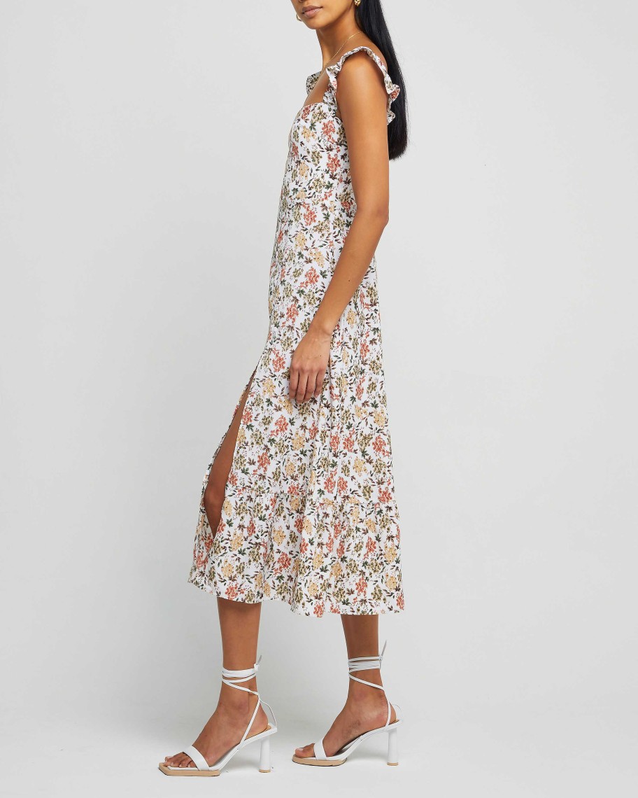 Clothing o.p.t | Jana Dress Orange Floral