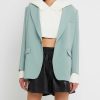 Clothing CAARA | Larsen Oversized Blazer Sage