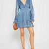 Clothing o.p.t | Rita Dress Dusty Blue