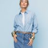 Clothing kourt | Ayla Denim Shirt Light Wash