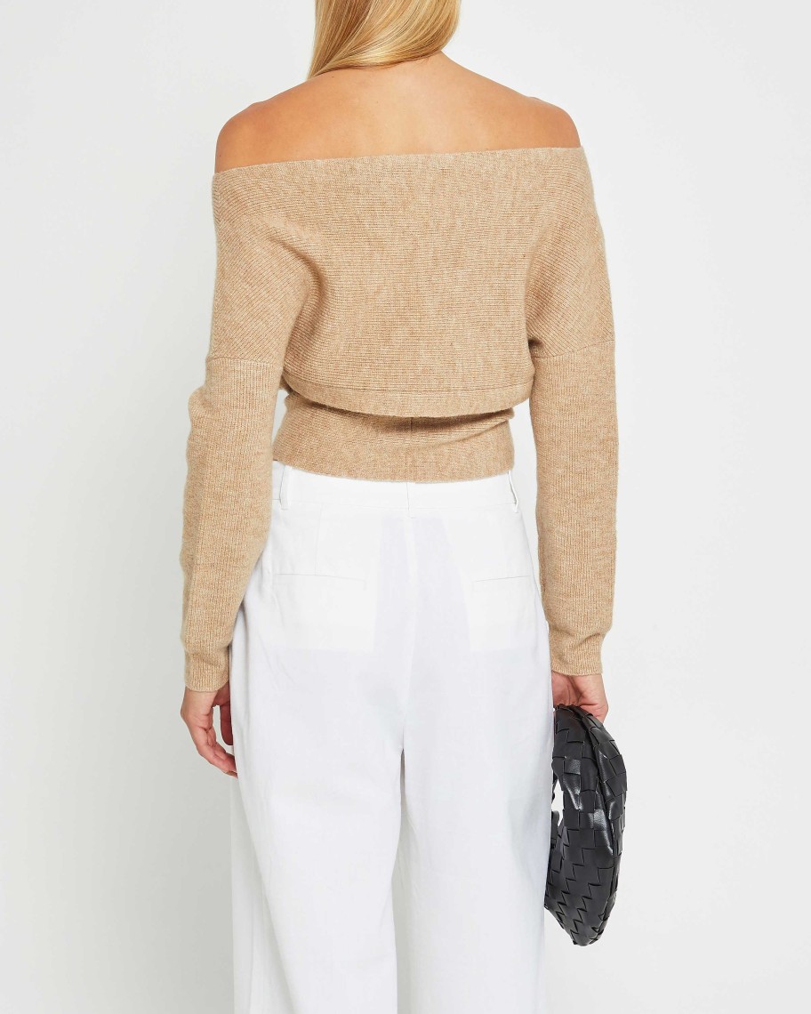 Clothing kourt | Delfina Cashmere Sweater Oatmeal