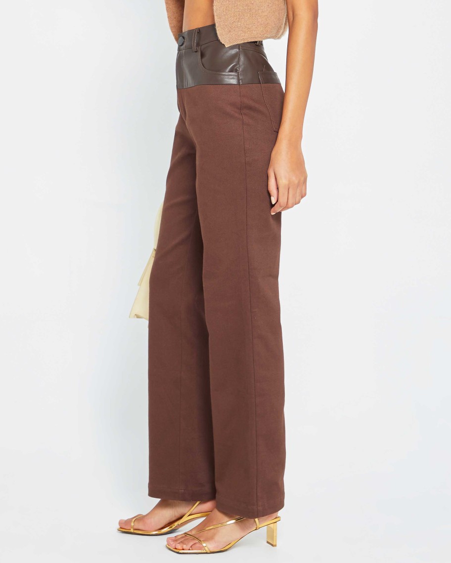 Clothing kourt | Uma Denim Pant Brown