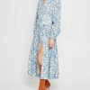 Clothing o.p.t | Swarna Dress Blue White Floral