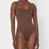 Clothing CAARA | Contouring Cami Bodysuit Coffee