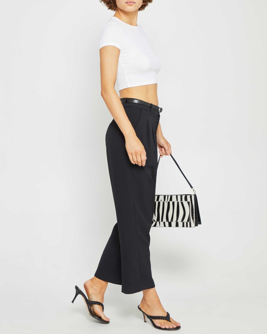 Clothing CAARA | Everyday Cropped Pant Black