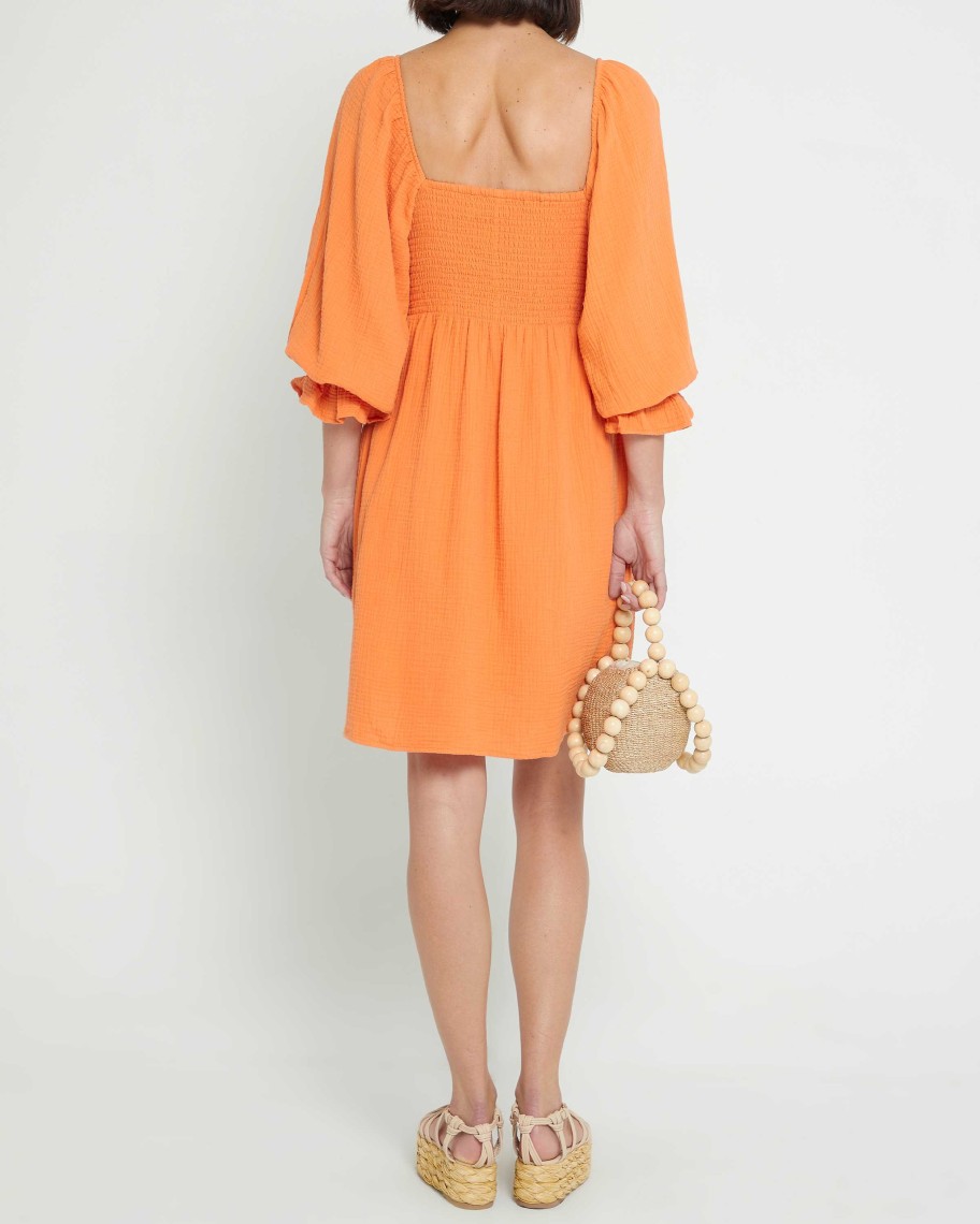 Clothing kourt | Portia Mini Dress Orange