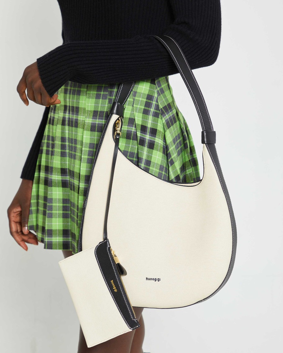 Accessories Kunogigi | Mezzaluna Classic Bag Black/White