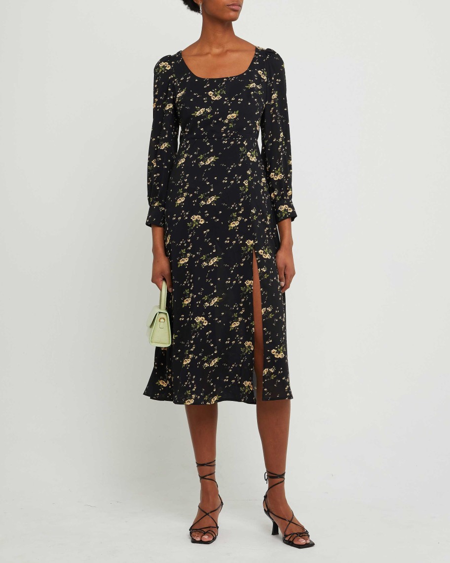 Clothing o.p.t | Anna Dress Black Floral