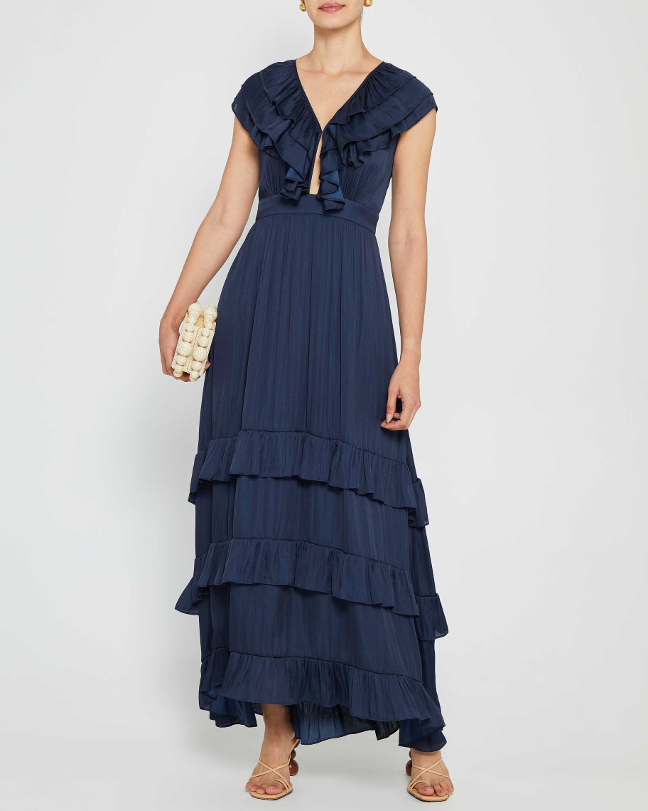 Clothing o.p.t | Lia Maxi Dress Navy