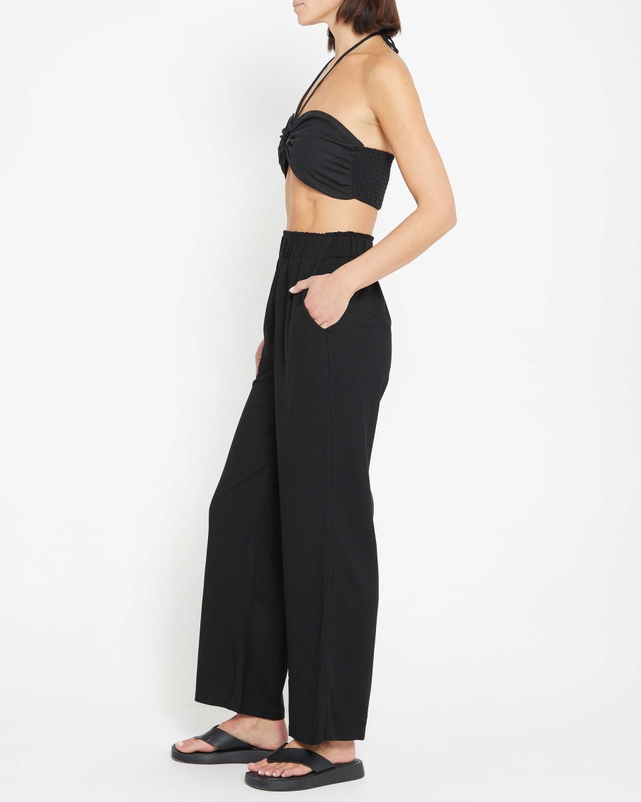 Clothing kourt | Fae Linen Pant Black