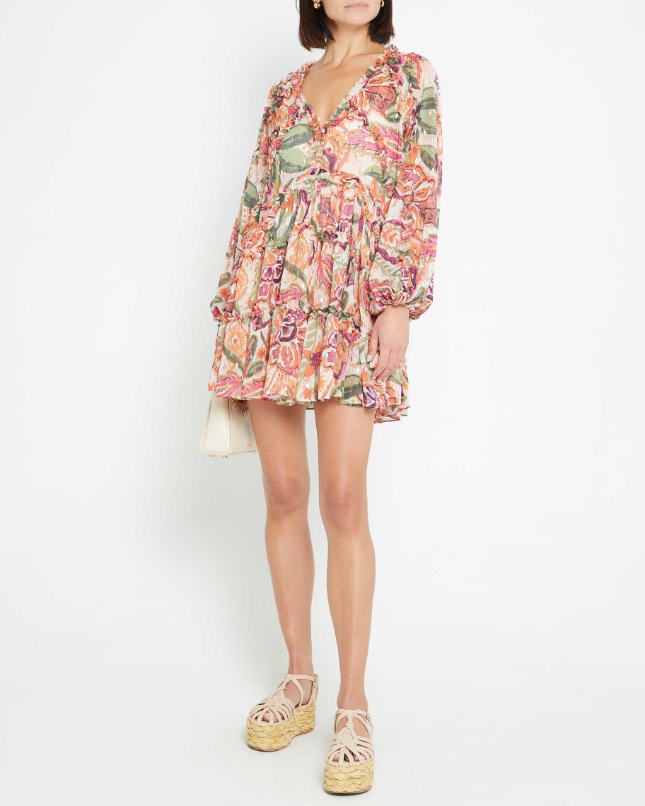 Clothing o.p.t | Rhea Dress Pink Paisley