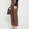 Clothing kourt | Emily Vegan Leather Pant Coffee