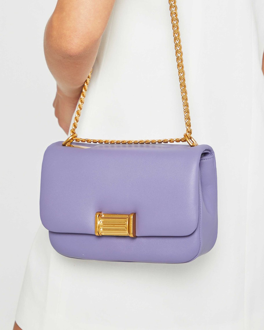 Accessories Kunogigi | Fufu Leather Small Bag Purple