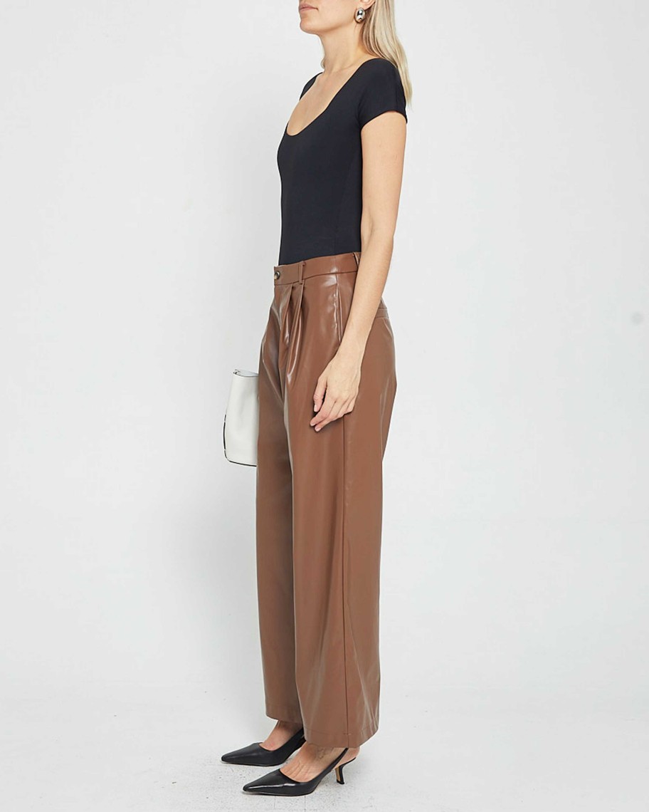 Clothing CAARA | Reveriee Bootcut Pant Brown