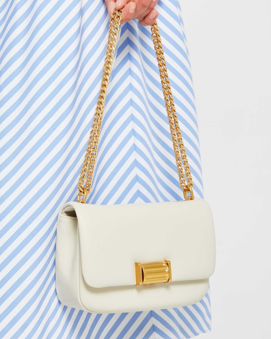 Accessories Kunogigi | Fufu Leather Small Bag Bone