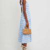 Clothing o.p.t | Aida Dress Blue Gingham