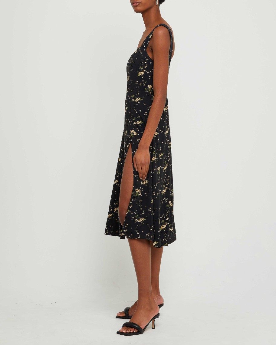 Clothing o.p.t | Amari Dress Black Floral