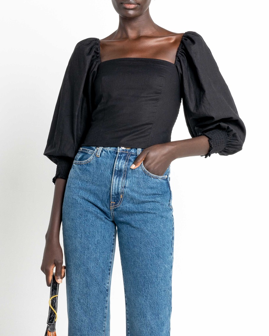 Clothing o.p.t | Gisele Crop Top Black