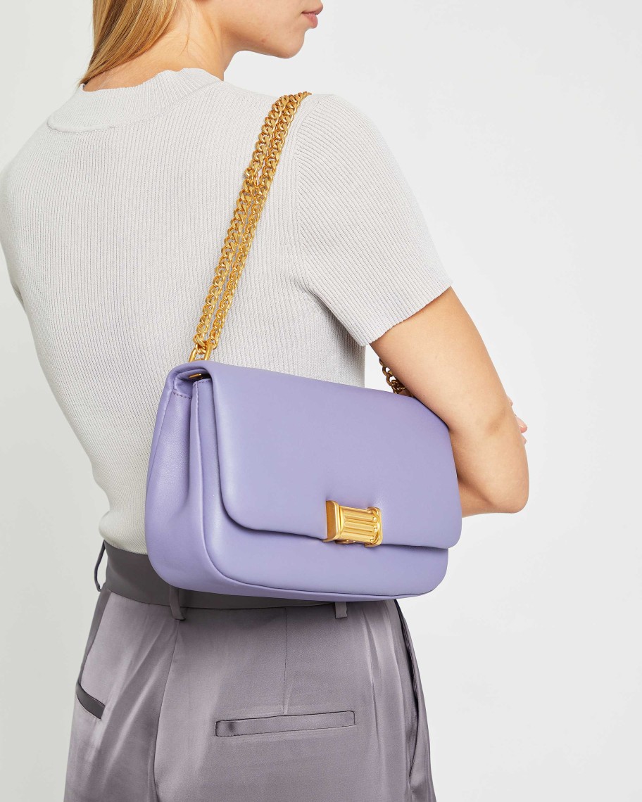 Accessories Kunogigi | Fufu Leather Classic Bag Purple