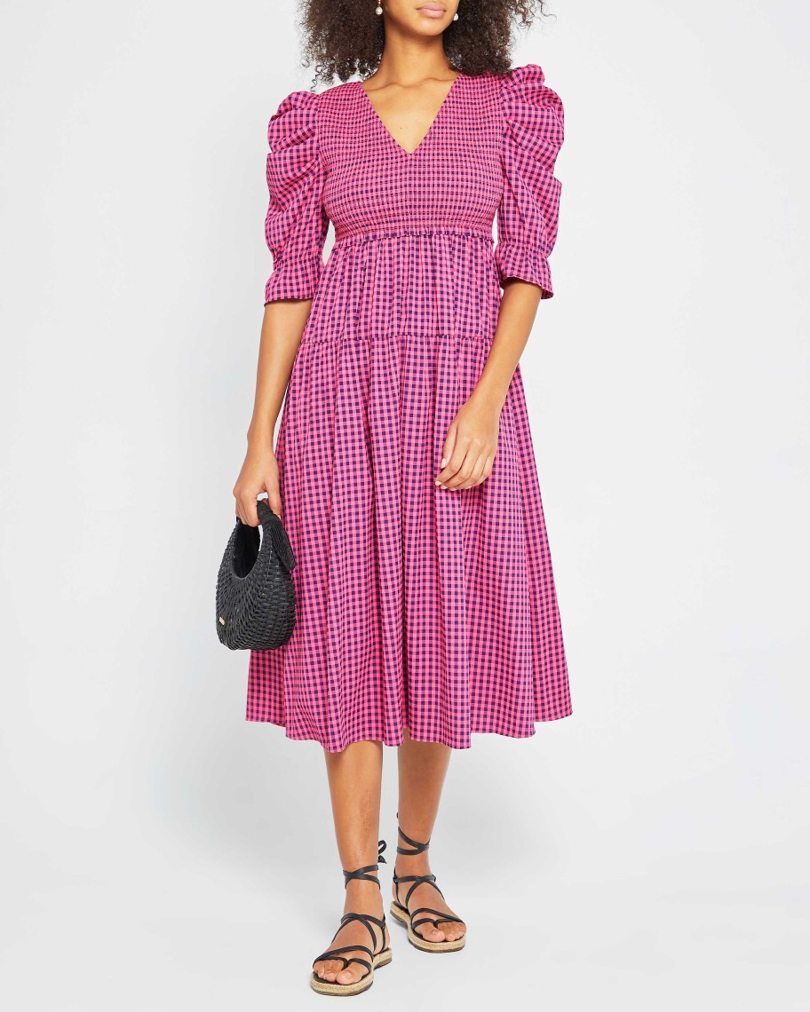 Clothing CAARA | Toba Dress Magenta