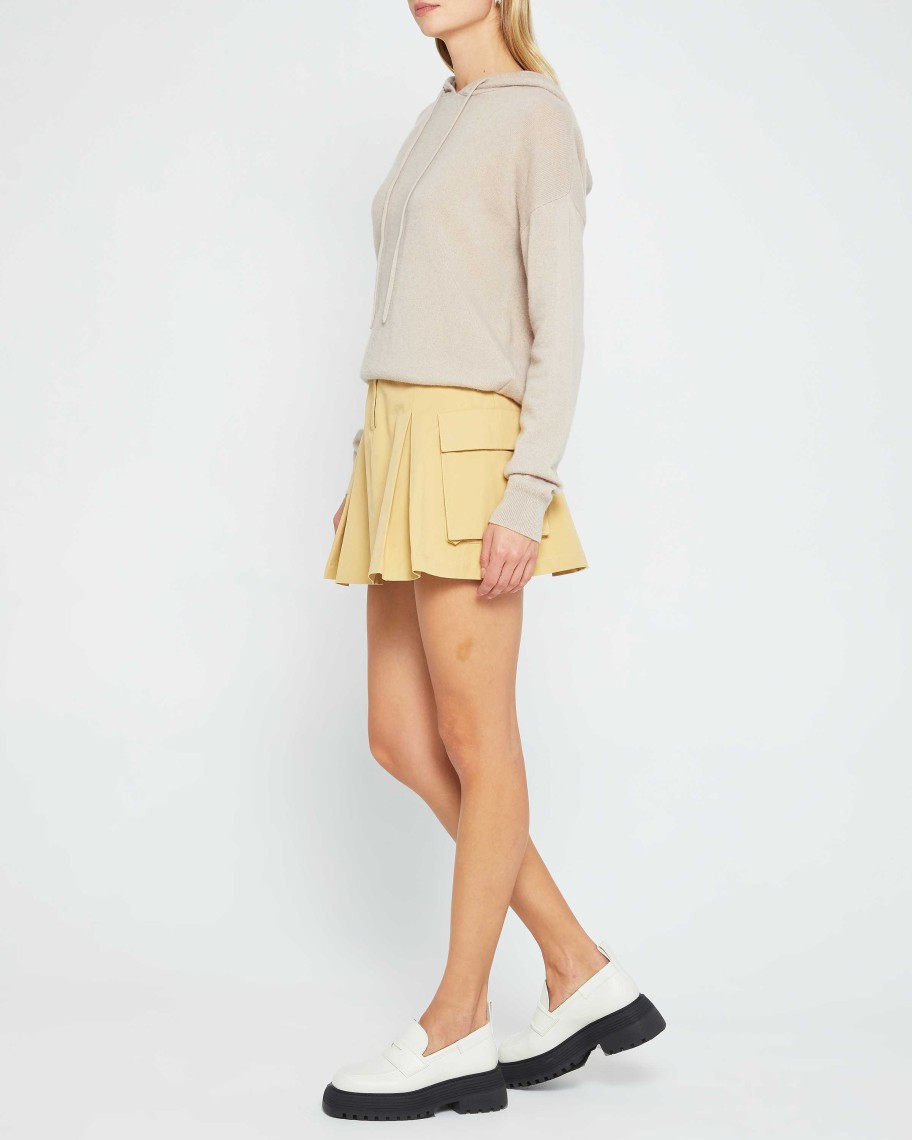 Clothing CAARA | Corey Cargo Mini Skirt Khaki