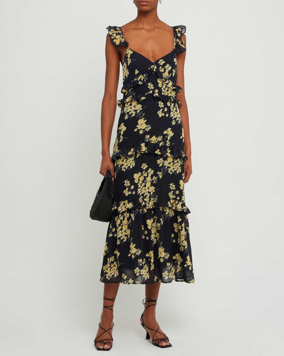 Clothing o.p.t | Ingrid Dress Navy Floral