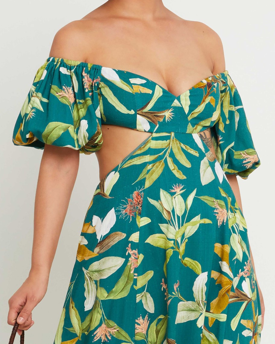 Clothing o.p.t | Callista Dress Tropical Palm