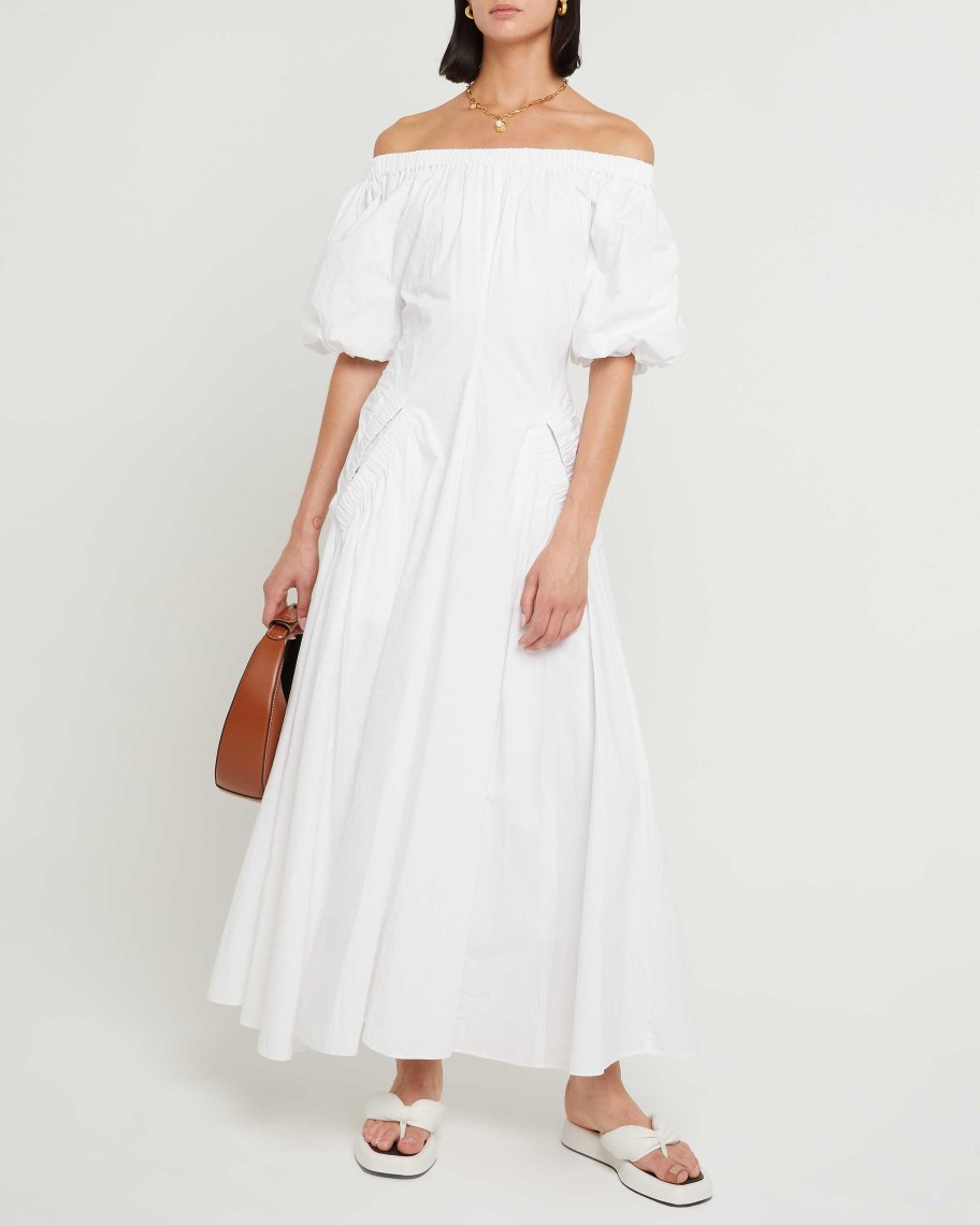 Clothing CAARA | Kiran Dress White