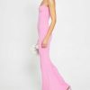 Clothing CAARA | Soft Lounge Long Slip Dress Hot Pink