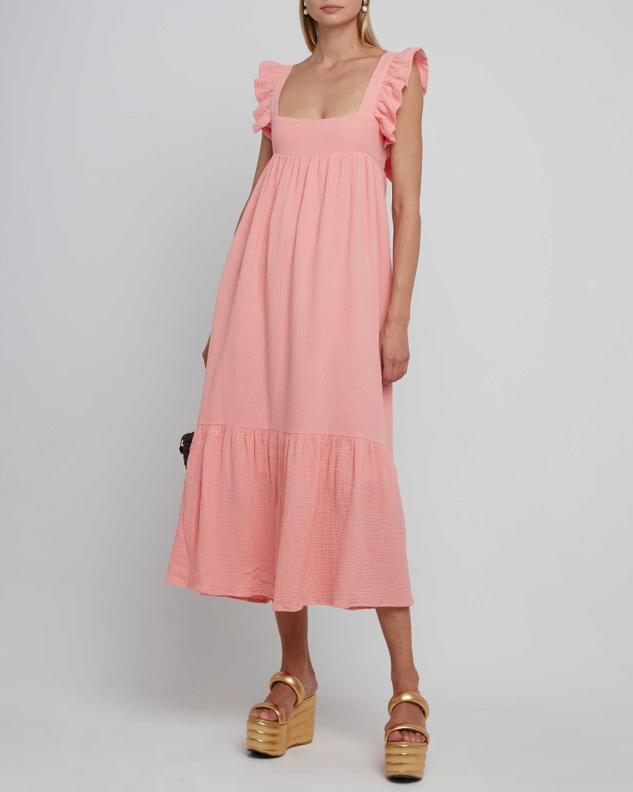 Clothing o.p.t | Solstice Dress Salmon