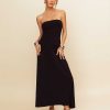 Clothing CAARA | Georgia Maxi Dress Black