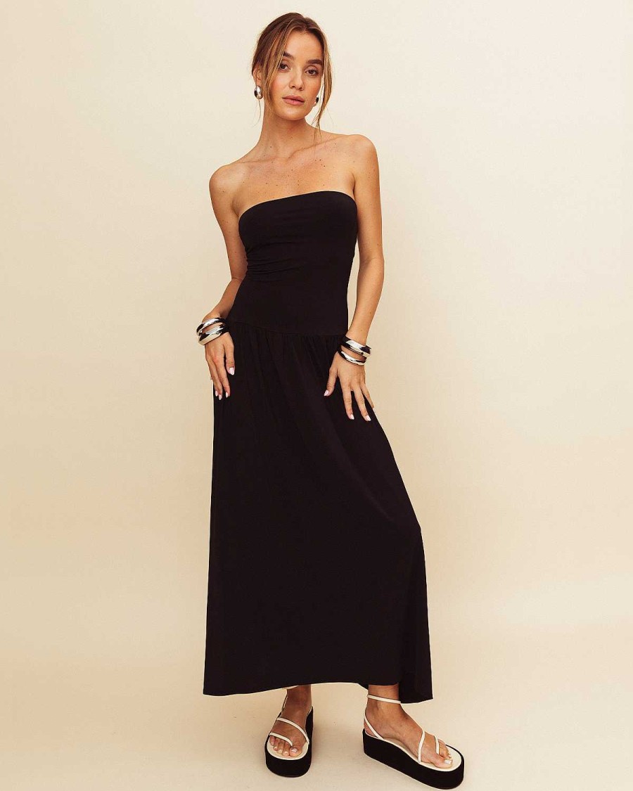 Clothing CAARA | Georgia Maxi Dress Black